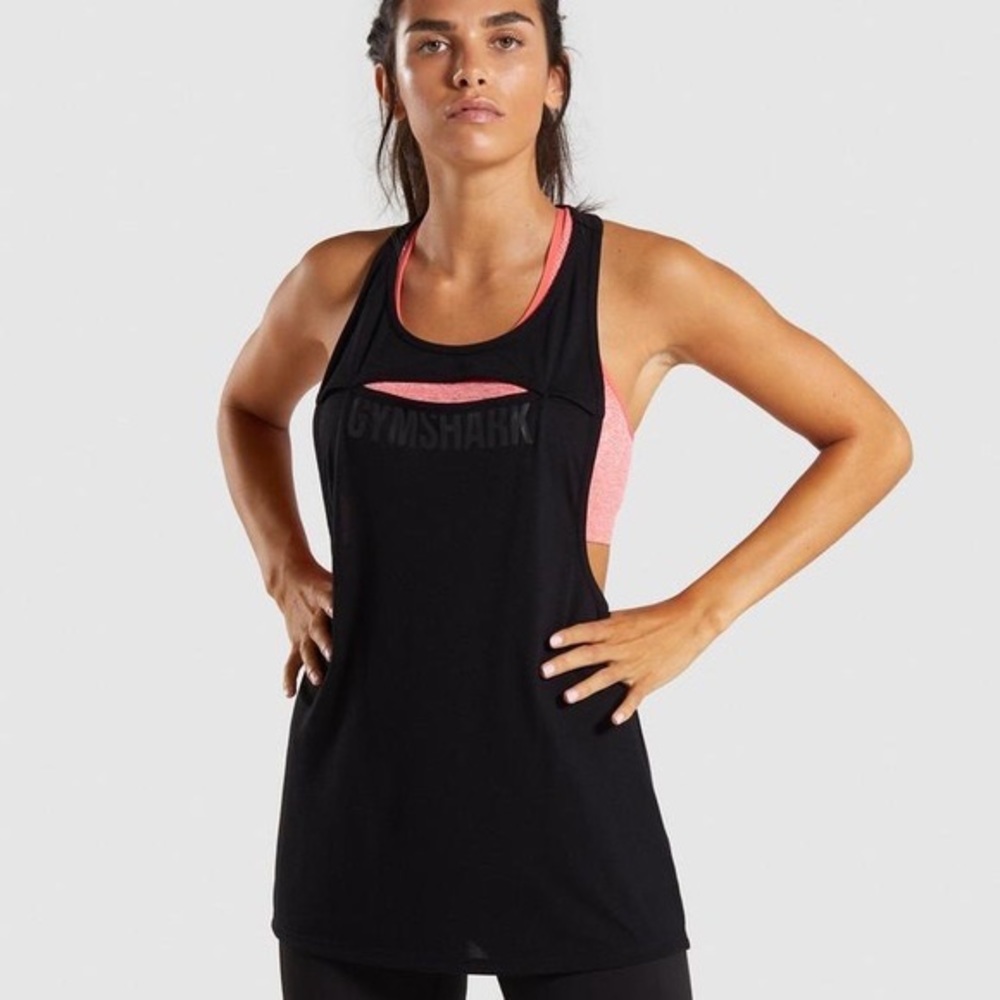 Gymshark Cut Out Vest - Black